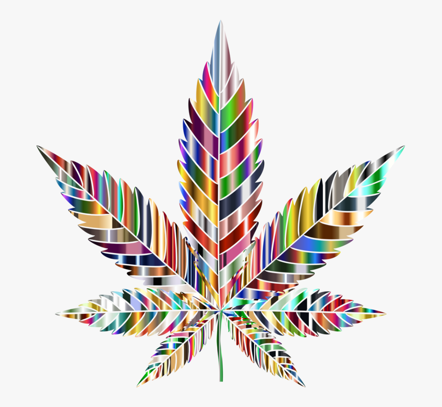 Cannabis Work Of Art Leaf Psychedelic Drug - Cannabis Psychedelic Png